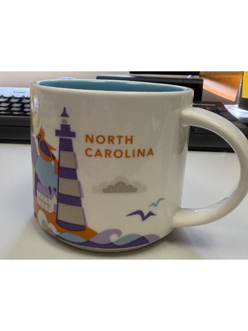 Starbucks You Are Here Series Coffee Mug - North Carolina - 2014